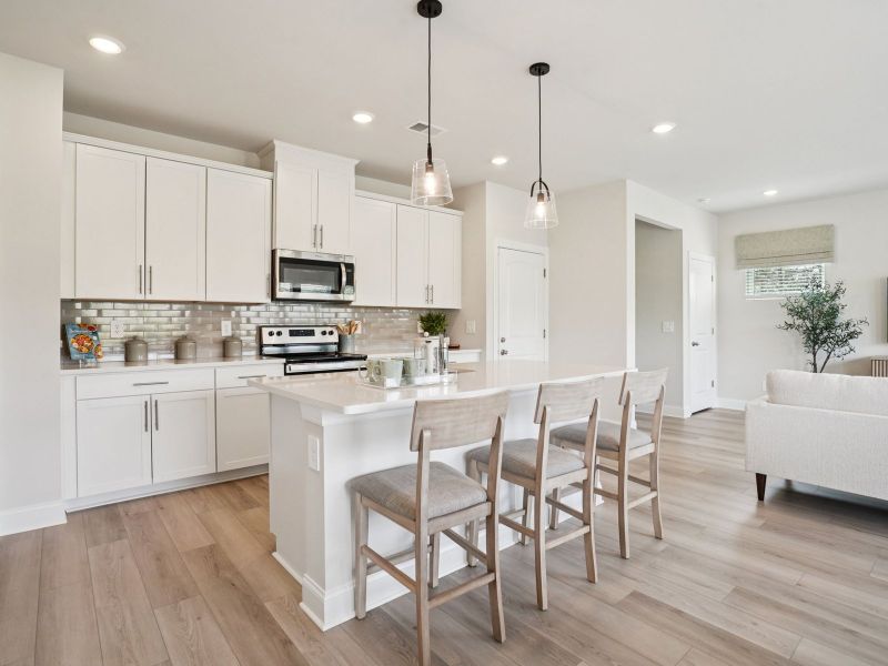 Furnished interior in a model home at Crestview - Ridge Series in Nashville (Image 5).