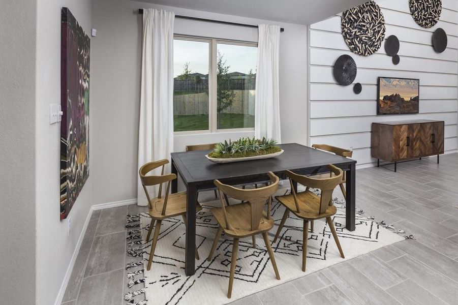 Cinco Lakes Model Home Dining