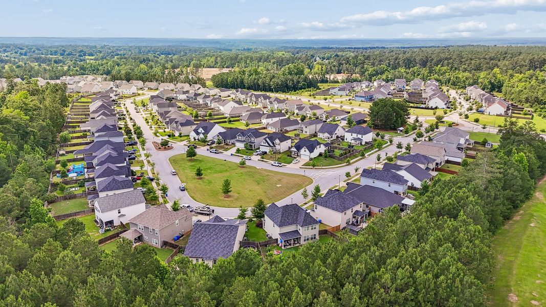 Aerial view of the neighborhood Aerial view of the neighborhood