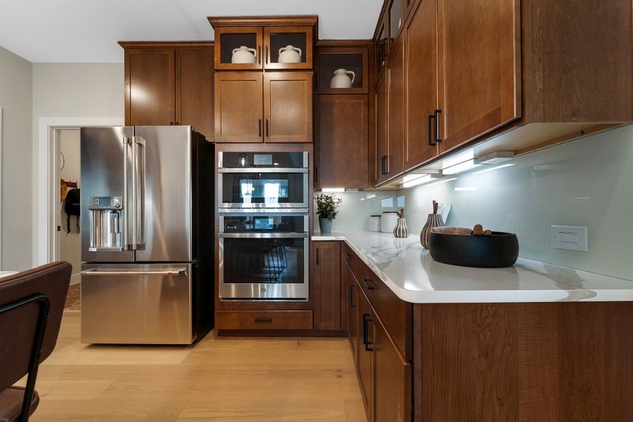 Furnished interior in a model home at Creekhaven in Iowa Colony (Image 7).