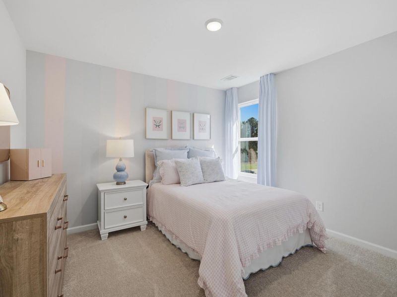 Furnished interior in a model home at Greene Farm in Cartersville (Image 17).