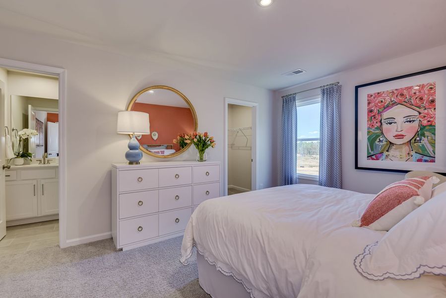 Comfortable secondary bedrooms with room to make them your own