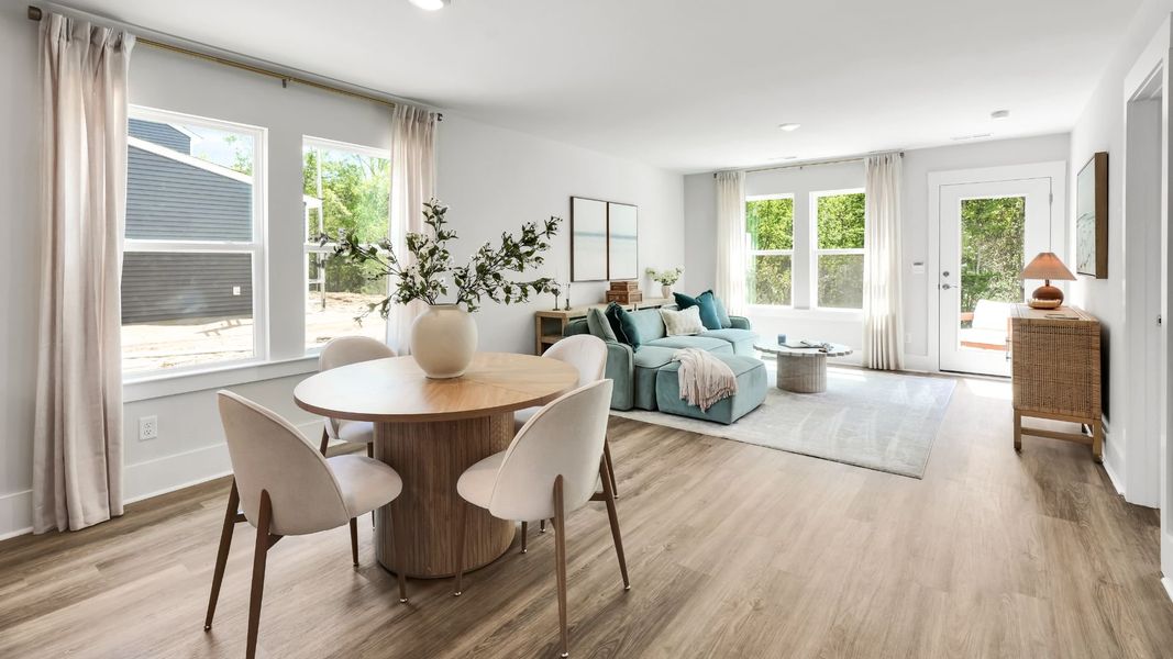Furnished interior in a model home at The Willows at Blake Farm in Wilmington (Image 8). Furnished interior in a model home at The Willows at Blake Farm in Wilmington (Image 8).