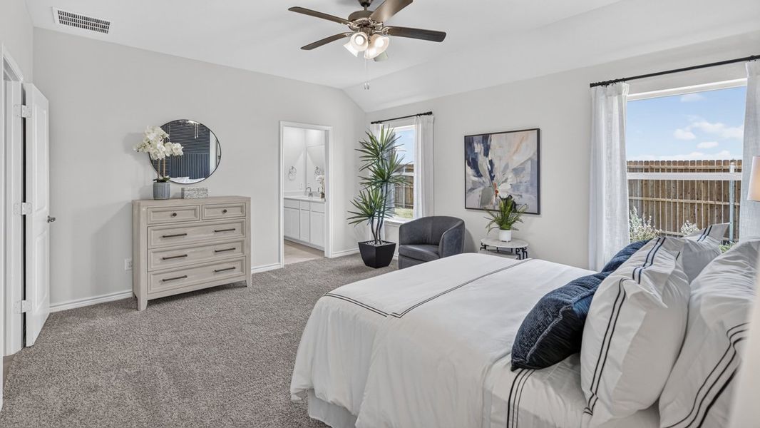 Furnished interior in a model home at Windchime in Celina (Image 46). Furnished interior in a model home at Windchime in Celina (Image 46).