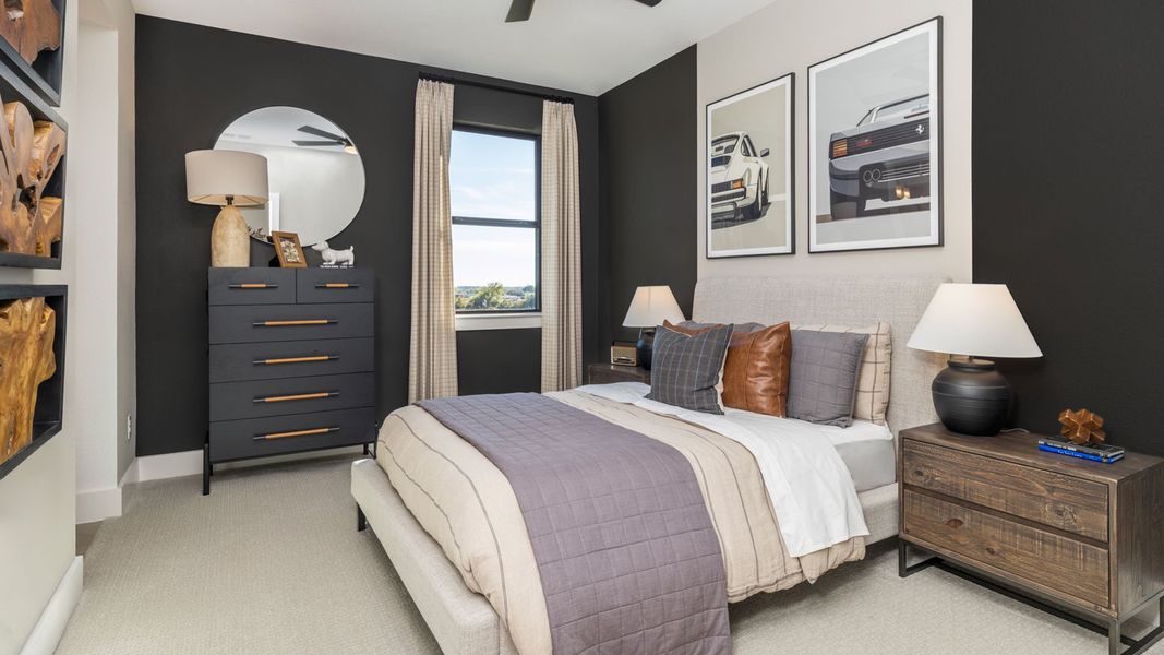 Furnished interior in a model home at The Heights At Uptown Celina 45' in Celina (Image 12). Furnished interior in a model home at The Heights At Uptown Celina 45' in Celina (Image 12).