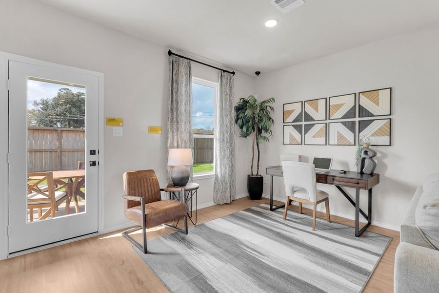 Furnished interior in a model home at Colony at Pinehurst in Pinehurst (Image 21).