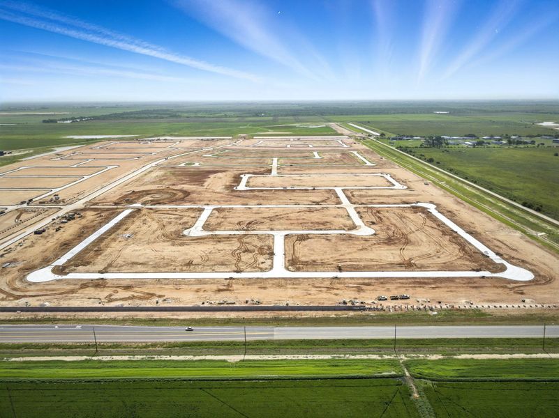 A large empty field. A large empty field.