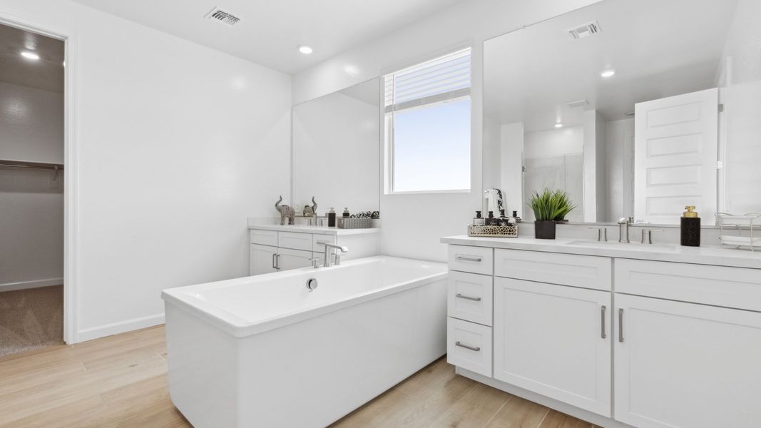 Furnished interior in a model home at Prada in Phoenix (Image 21).