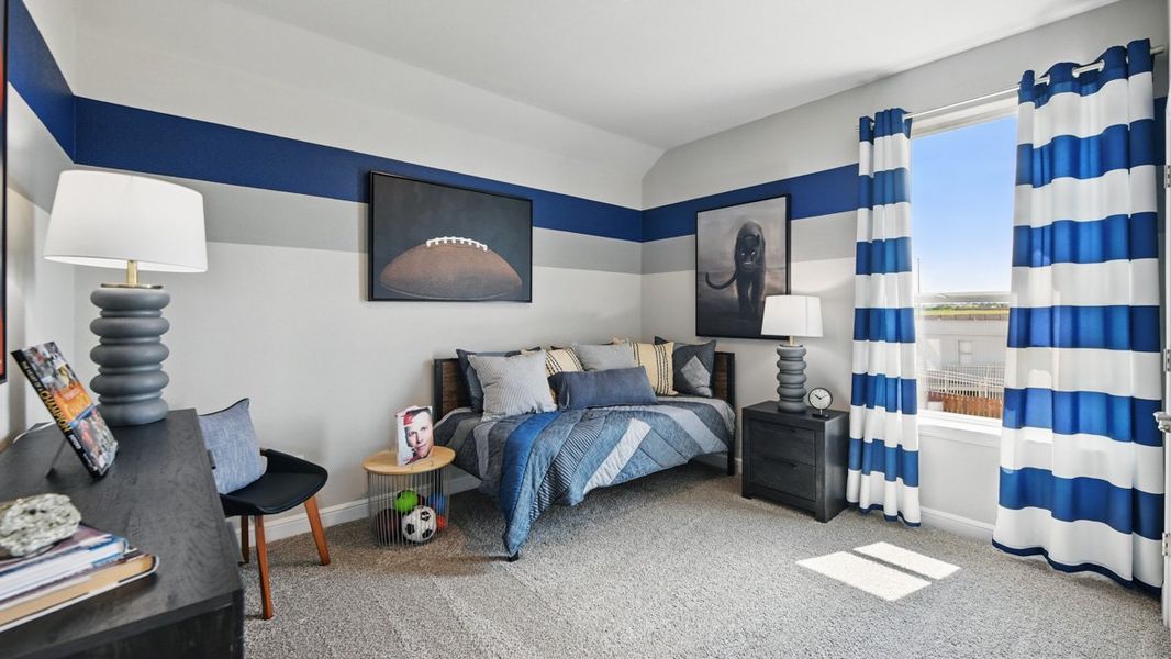 Furnished interior in a model home at Rock Creek Ranch in Fort Worth (Image 19).