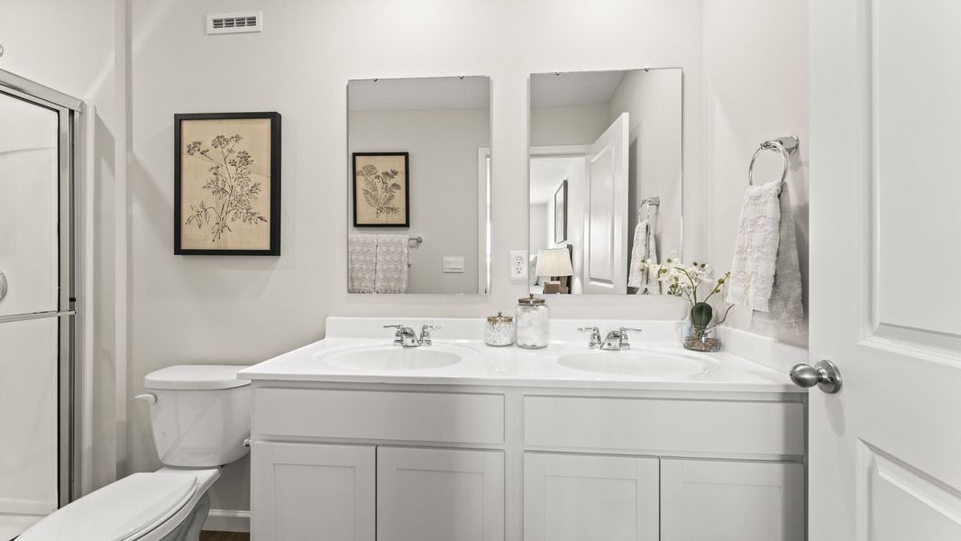 Furnished interior in a model home at Bancroft Place in Jackson (Image 22).