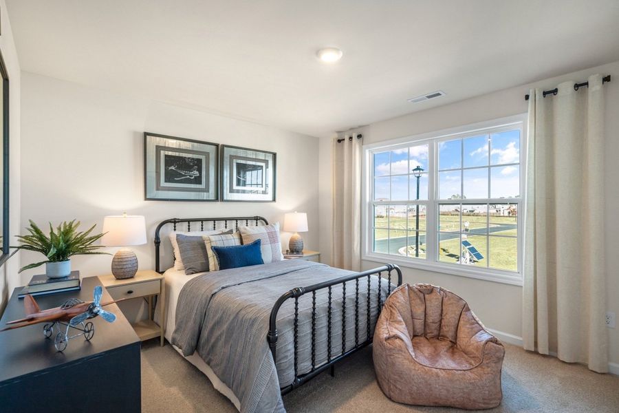 Furnished interior in a model home at Hoke Loop Ridge in Fayetteville (Image 18). Furnished interior in a model home at Hoke Loop Ridge in Fayetteville (Image 18).