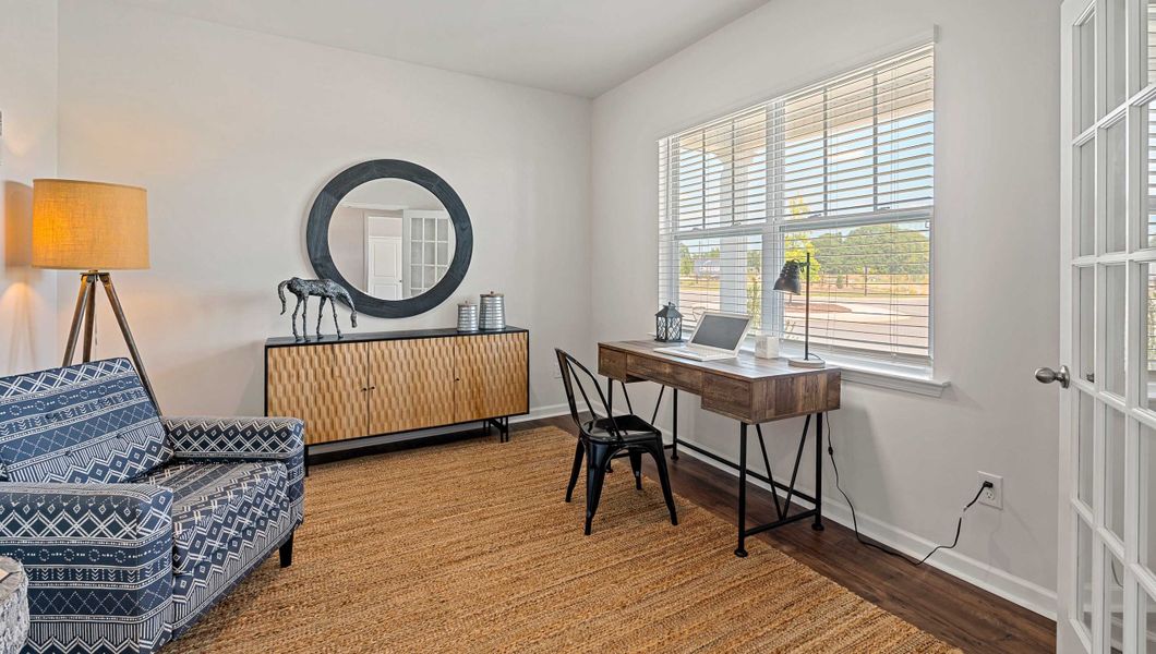 Furnished interior in a model home at Durbin Meadows in Fountain Inn (Image 7). Furnished interior in a model home at Durbin Meadows in Fountain Inn (Image 7).