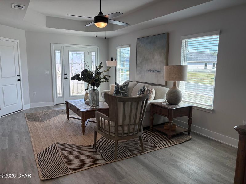 Furnished interior in a model home at Fox Glenn in Panama City (Image 3).