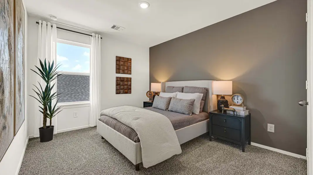 Furnished interior in a model home at Reverie Ranch in Arcola (Image 18).