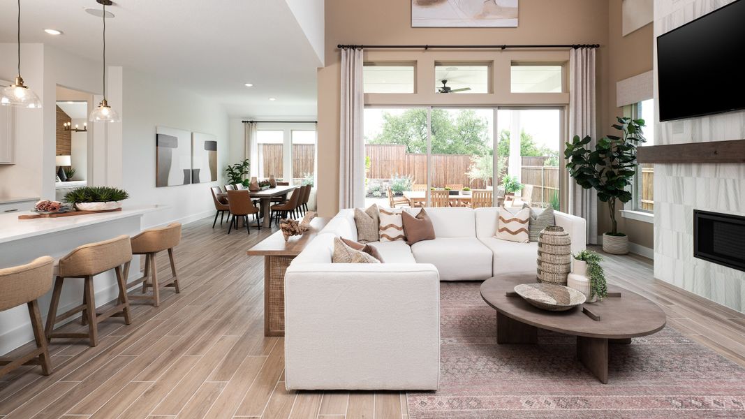 Furnished interior in a model home at Bridgewater in Midlothian (Image 1). Furnished interior in a model home at Bridgewater in Midlothian (Image 1).