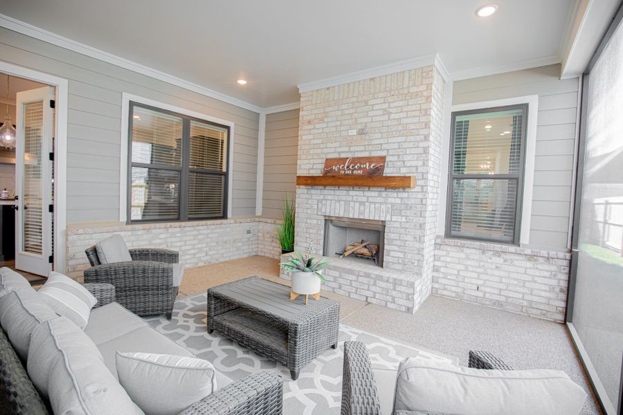 Furnished interior in a model home at Myers Park in Arlington (Image 39).