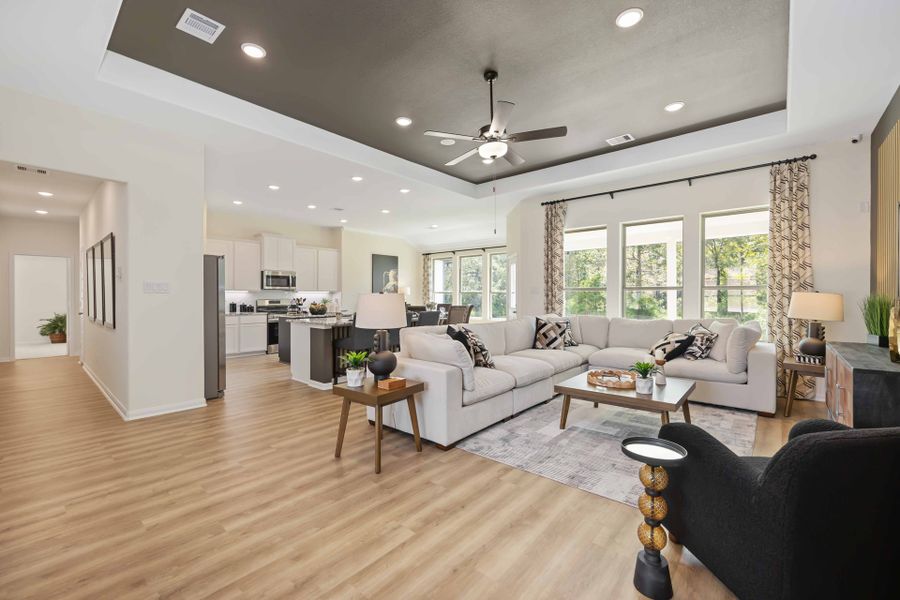 Deer Pines Model - Family Room