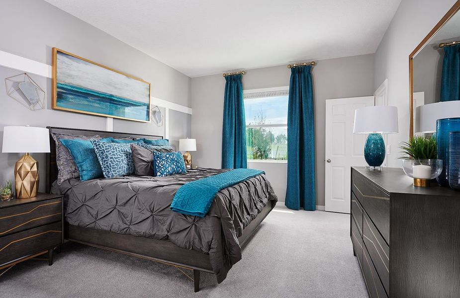 Furnished interior in a model home at Tarpon Bay in Haines City (Image 23).