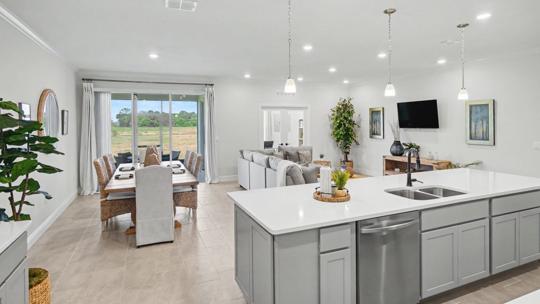 Furnished interior in a model home at Cape Coral in Cape Coral (Image 5).