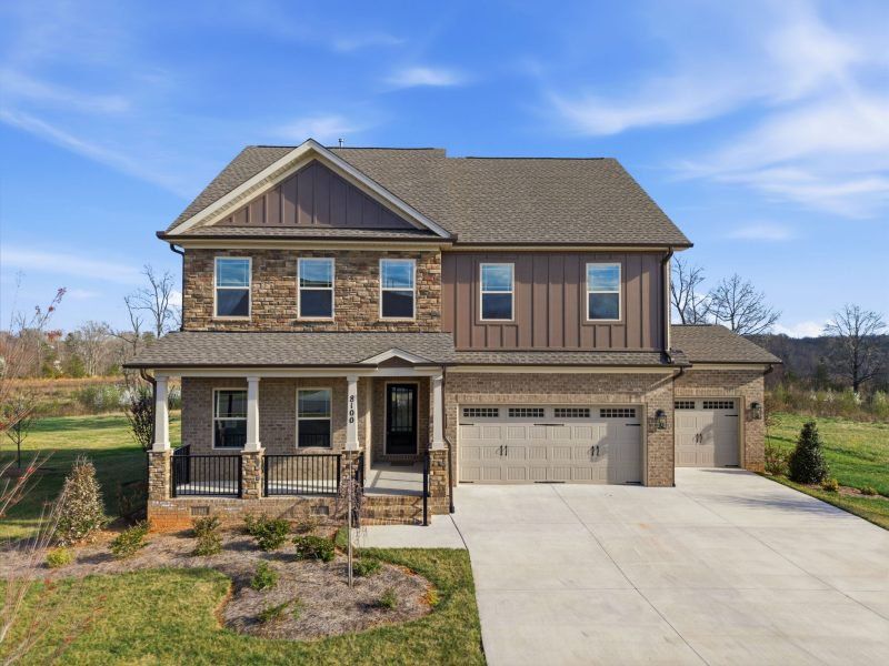 Front exterior of a home in the Blacksmith community, located in Stokesdale, NC (Image 14).