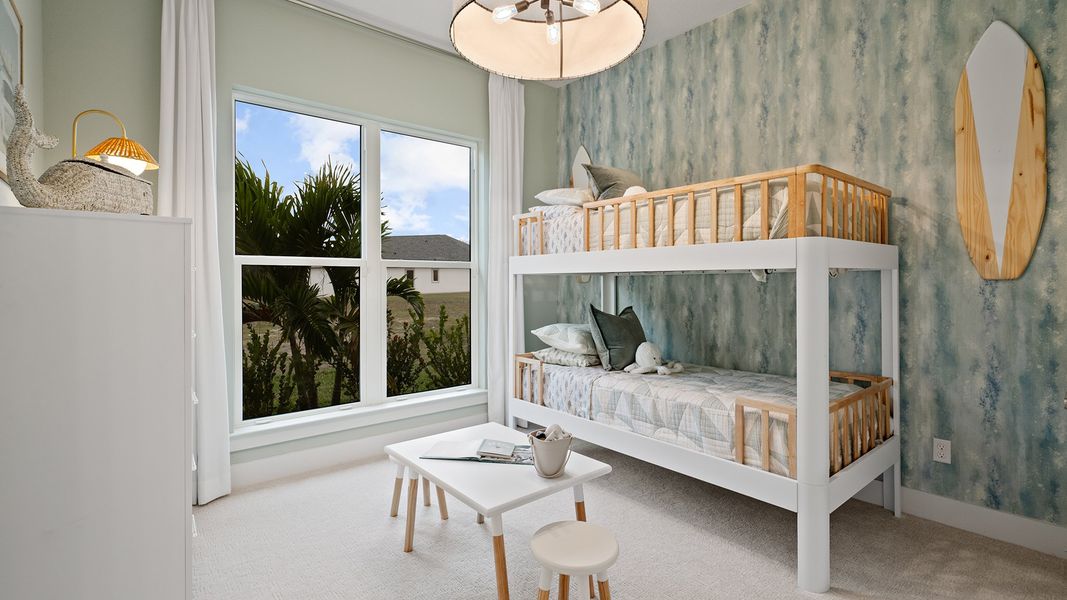 Furnished interior in a model home at Turnleaf 60' in Punta Gorda (Image 12).