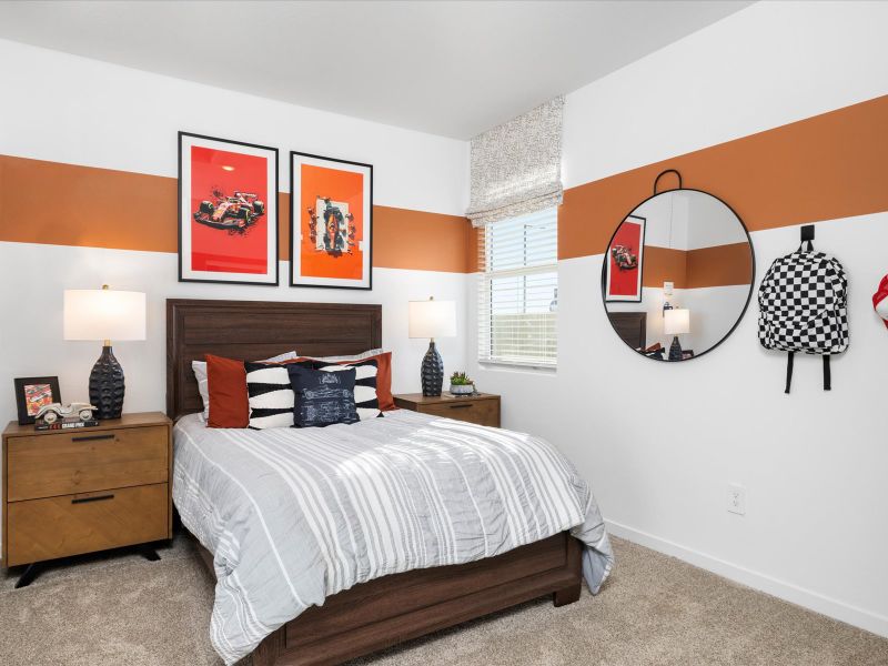 Furnished interior in a model home at Bella Vista Farms Estate Series in Queen Creek (Image 25). Furnished interior in a model home at Bella Vista Farms Estate Series in Queen Creek (Image 25).