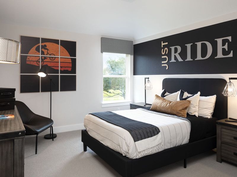 Furnished interior in a model home at Massey Oaks - Estate Series in Pearland (Image 7). Furnished interior in a model home at Massey Oaks - Estate Series in Pearland (Image 7).