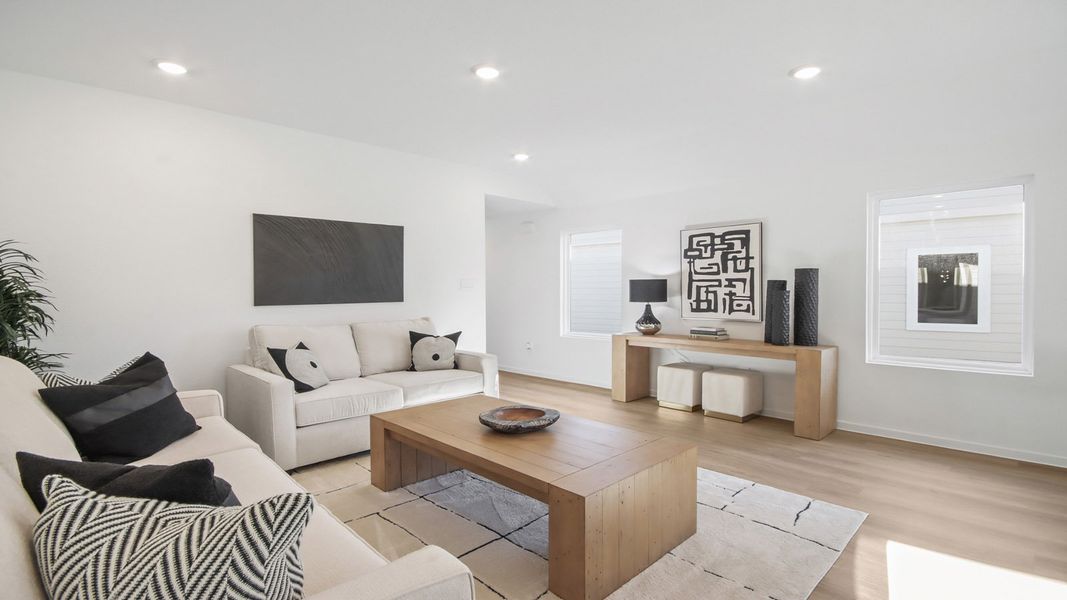 Furnished interior in a model home at Maple Woods in Hockley (Image 15).