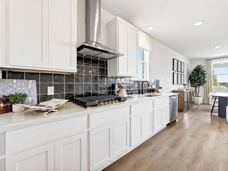 Furnished interior in a model home at Parks at Foster Crossing in Anna (Image 18).