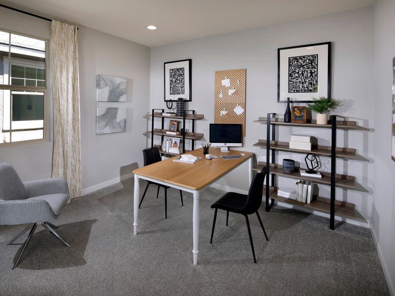 The 2190 floorplan modeled at Houghton Reserve in Tucson, AZ.