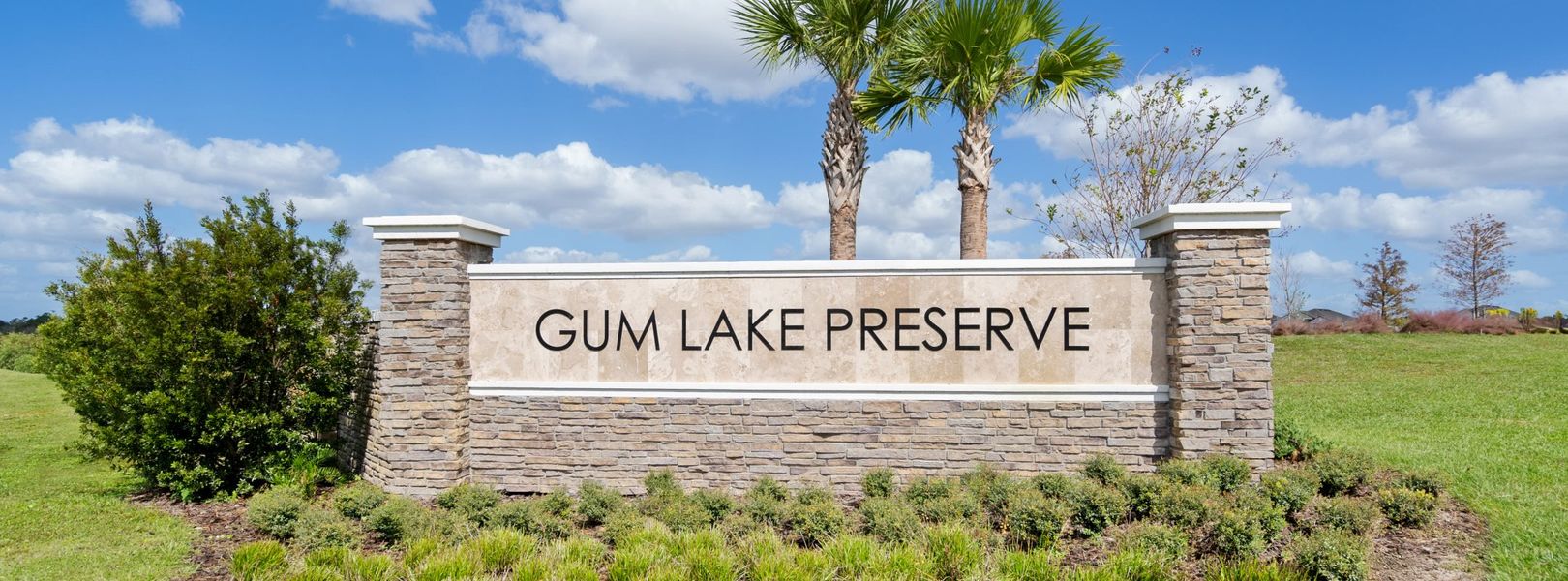 Gum Lake Preserve monument