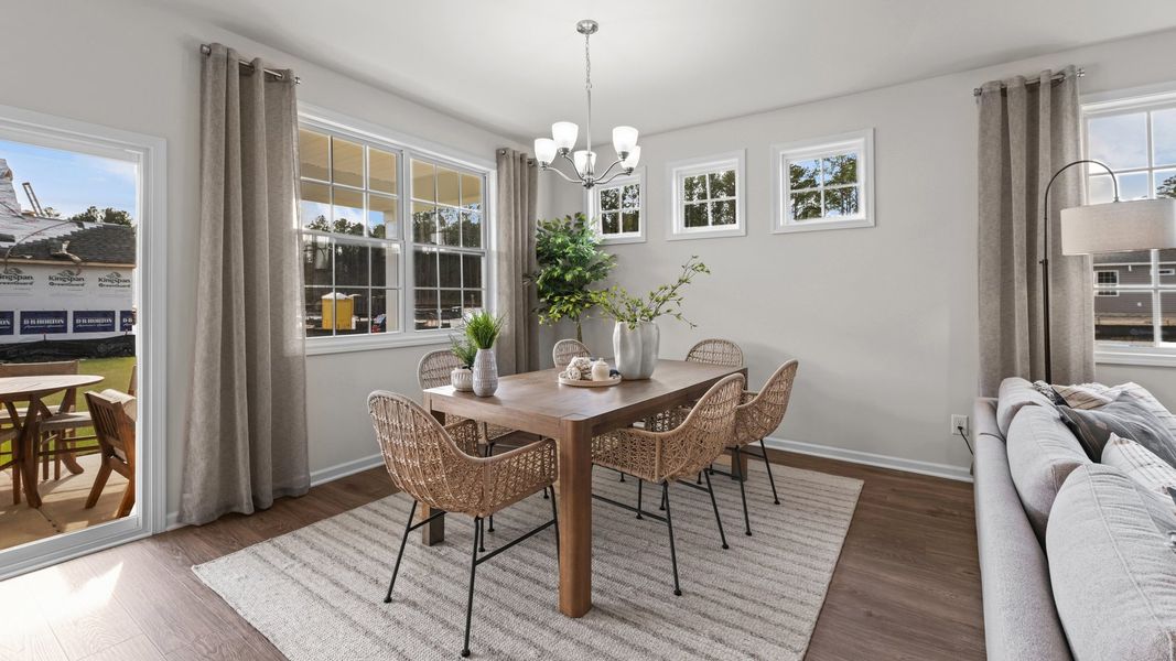 Furnished interior in a model home at The Villas at Galvins Ridge in Sanford (Image 20). Furnished interior in a model home at The Villas at Galvins Ridge in Sanford (Image 20).