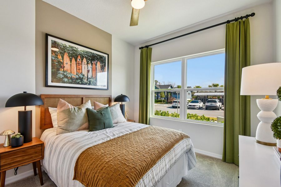 Furnished interior in a model home at Oakfield at Mount Dora Cottage Series in Mount Dora (Image 7).