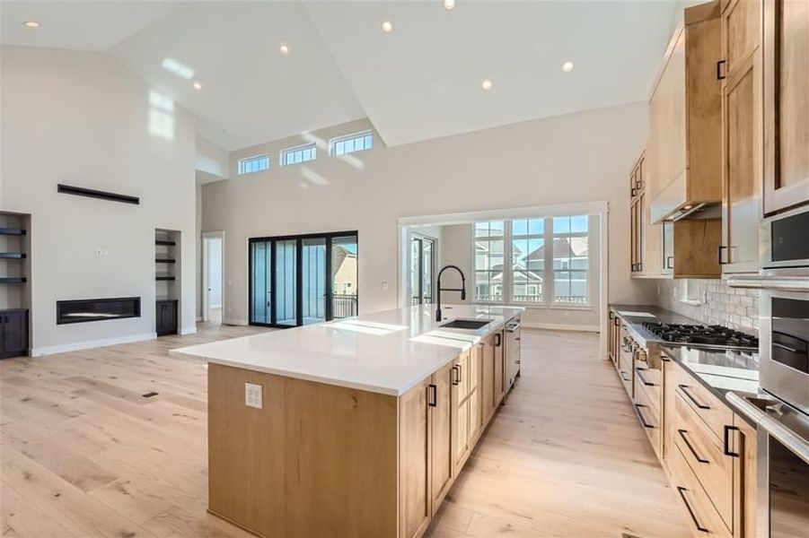 Furnished interior in a model home at Jackson Creek in Monument (Image 5).