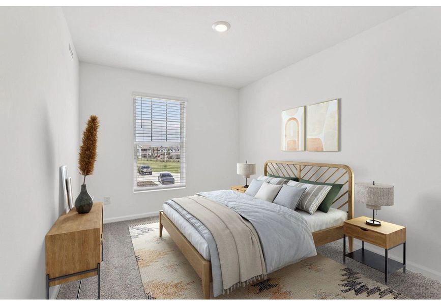 Furnished interior in a model home at Aster Towns in Summerville (Image 7).