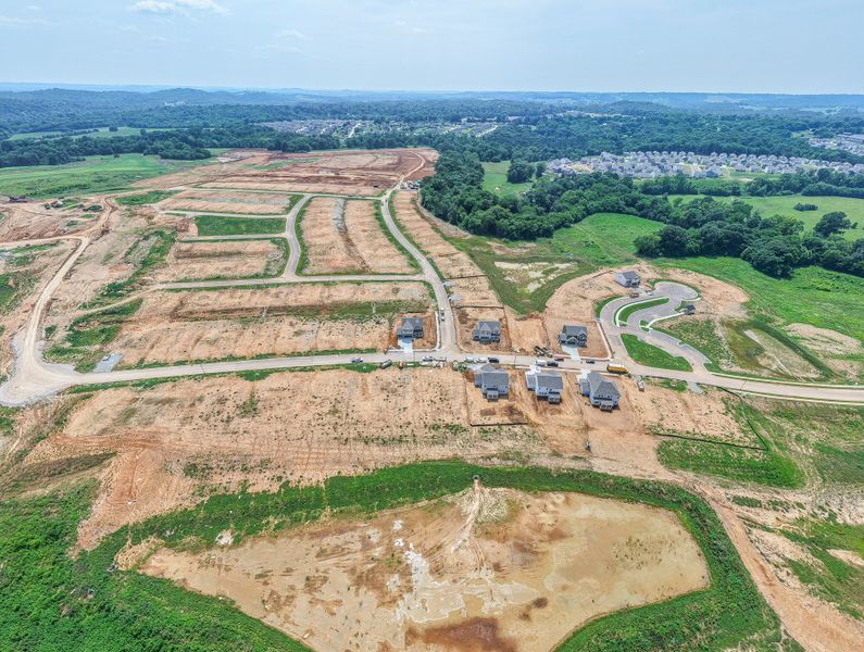 Site preparation and early development at The Landing at Greens Mill in Columbia, TN (Image 15).