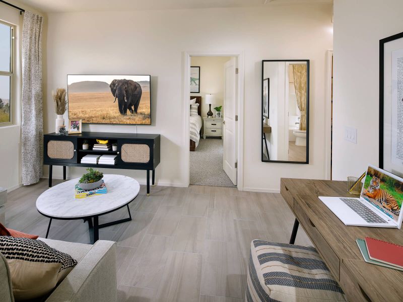 The 2110 floorplan modeled at Fieldstone at Gladden Farms in Tucson, Arizona.