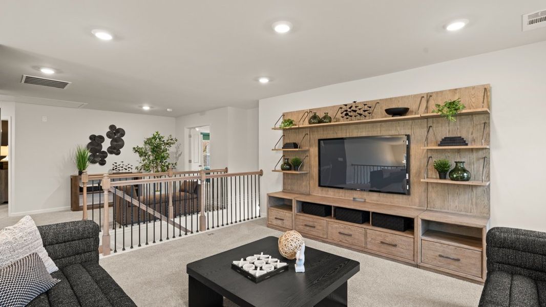 Furnished interior in a model home at Haven Abbey in Cumming (Image 46).