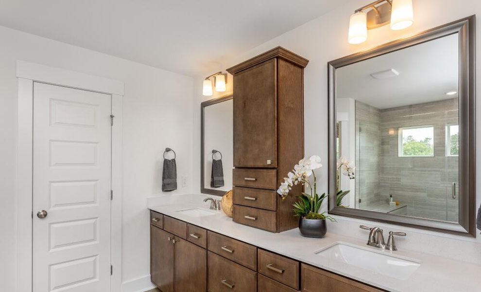 Furnished interior in a model home at Cedar Ridge in Angier (Image 30).