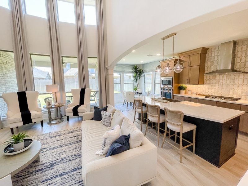 Furnished interior in a model home at Candela – 50' in Richmond (Image 5).