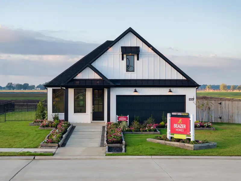 Front exterior of a home in the Arabella on the Prairie: Heritage Collection community, located in Richmond, TX (Image 6).
