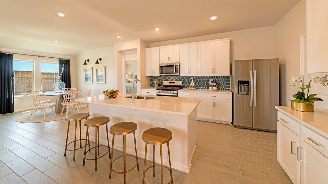Furnished interior in a model home at Chalk Hill in Celina (Image 8).