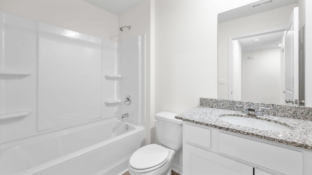 Furnished interior in a model home at Lake Terrace in LaFayette (Image 6).