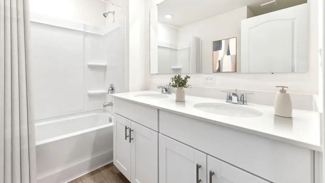 Furnished interior in a model home at Sunside at Ormond Station in Ormond Beach (Image 12).