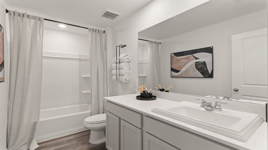 Furnished interior in a model home at Cypress Green in Hockley (Image 26). Furnished interior in a model home at Cypress Green in Hockley (Image 26).