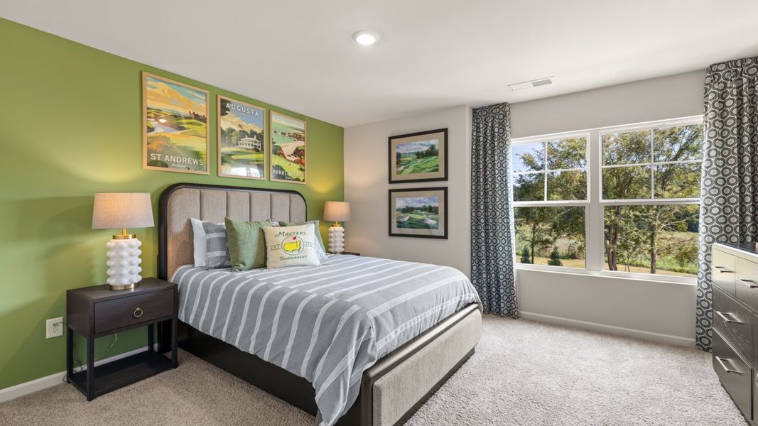 Furnished interior in a model home at Jackson Landing in Jefferson (Image 29).