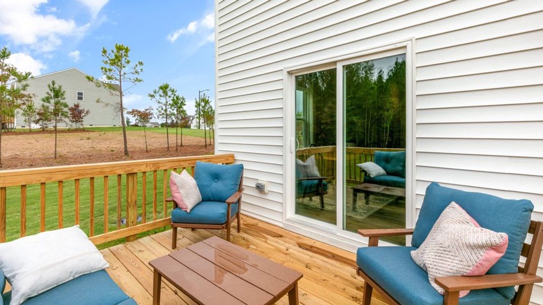 Furnished interior in a model home at Mason Ridge in Spring Lake (Image 29).