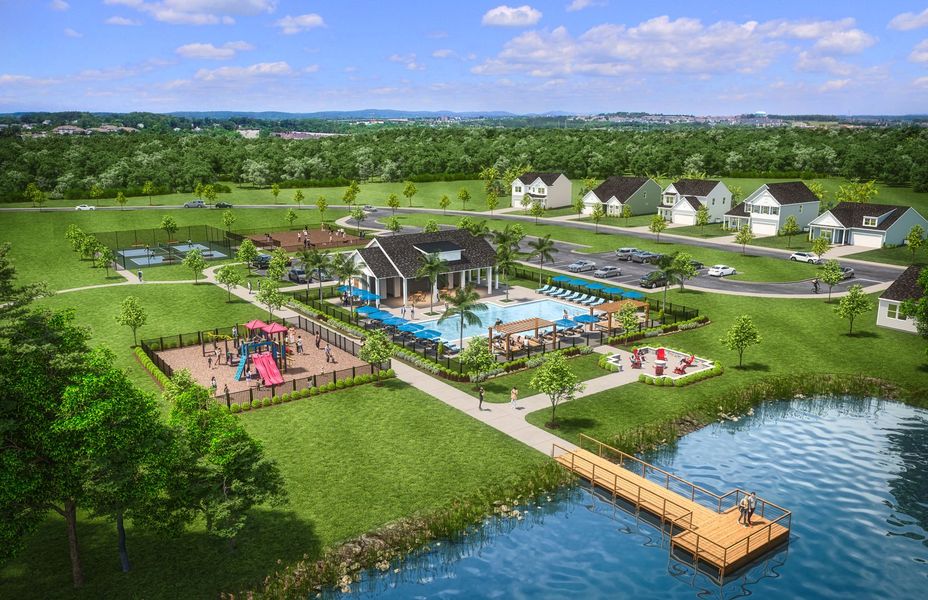Enjoy Great On-site Amenities Like a Pool, Clubhouse, Playground, Dog Park, and Pickle Ball Courts
