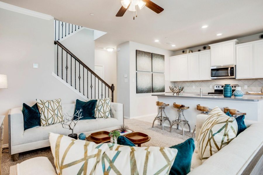 Image 11 of the Brentwood Place Townhomes community in Denton, TX. Image 11 of the Brentwood Place Townhomes community in Denton, TX.