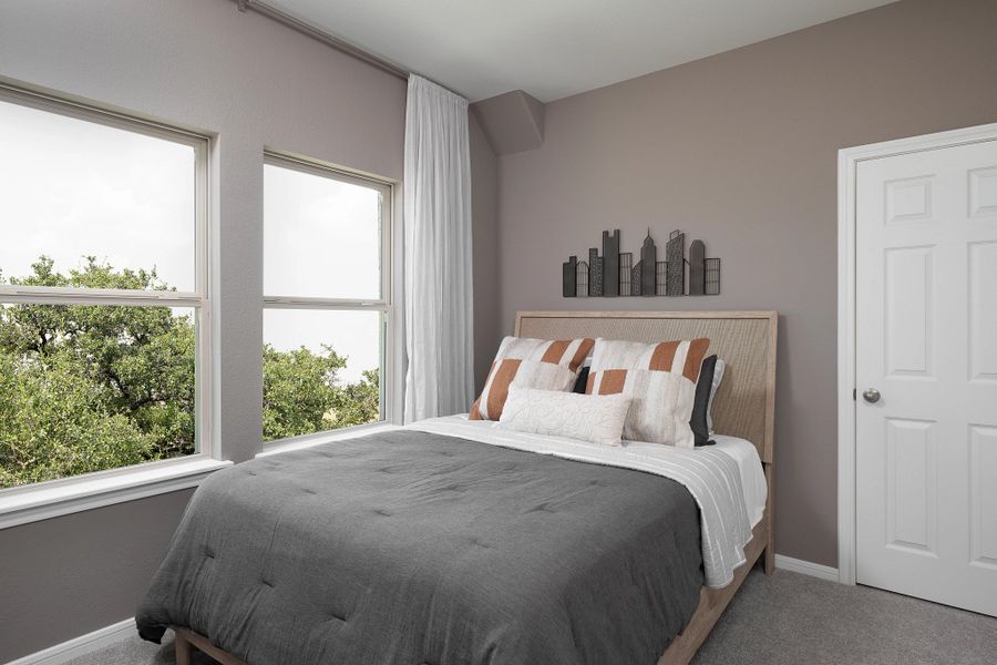 Furnished interior in a model home at Spring Creek Trails in Magnolia (Image 13). Furnished interior in a model home at Spring Creek Trails in Magnolia (Image 13).